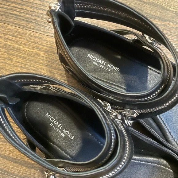 Michael Kors Collection Jacquard Metallic Ballet Flats EU 38 Made in Italy - Picture 4 of 11